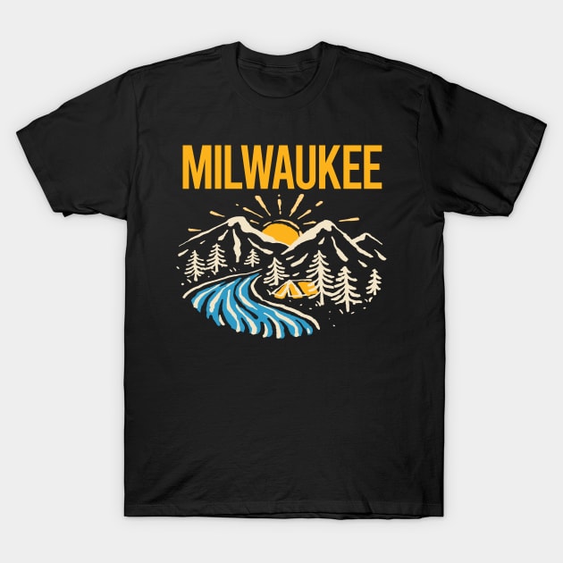 Nature Landscape Milwaukee T-Shirt by rosenbaumquinton52